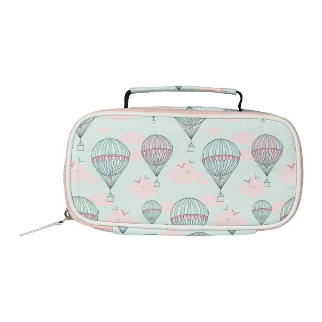 Hot Air Balloon Printed Backpack with free Pouch