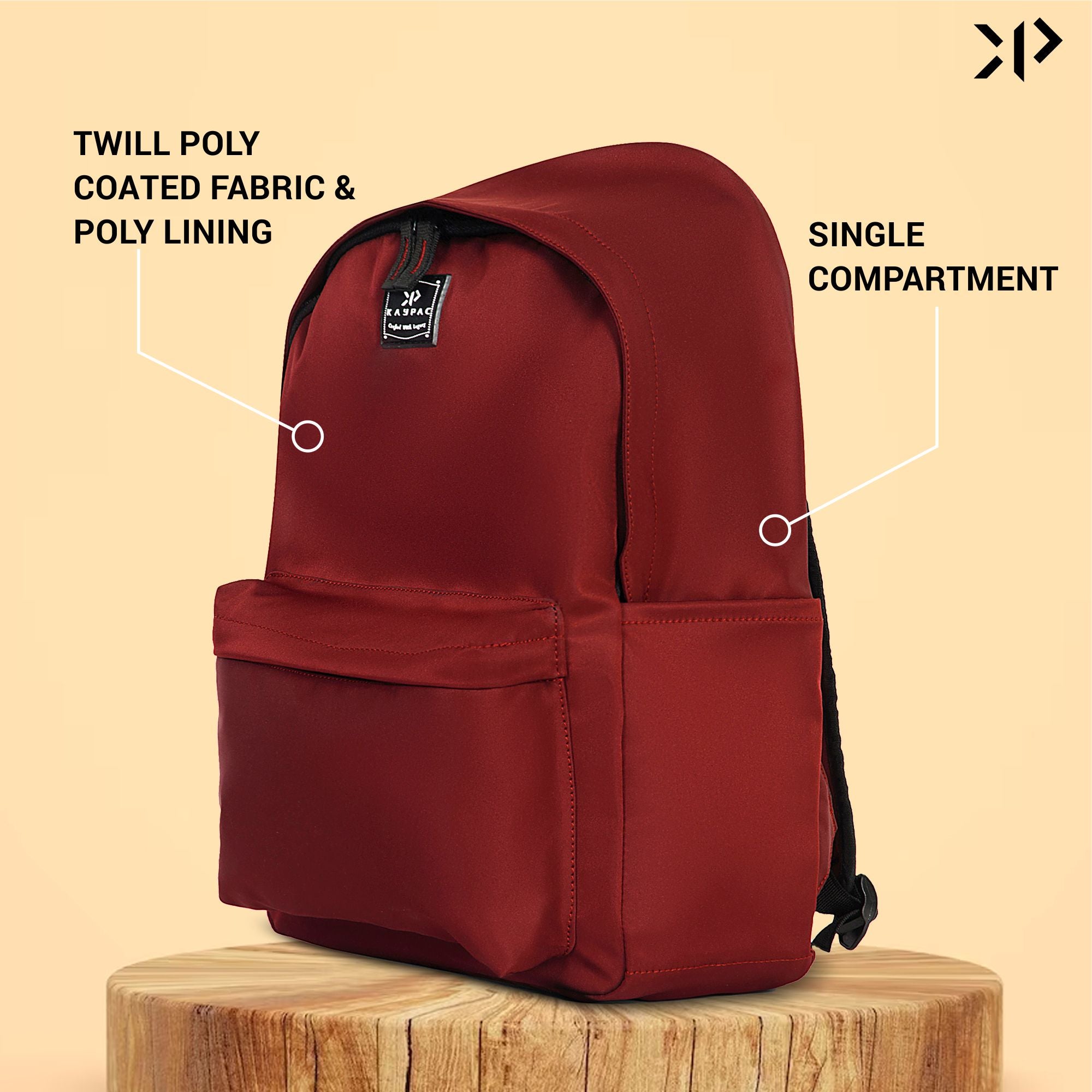 Unisex Laptop Backpack (Red)