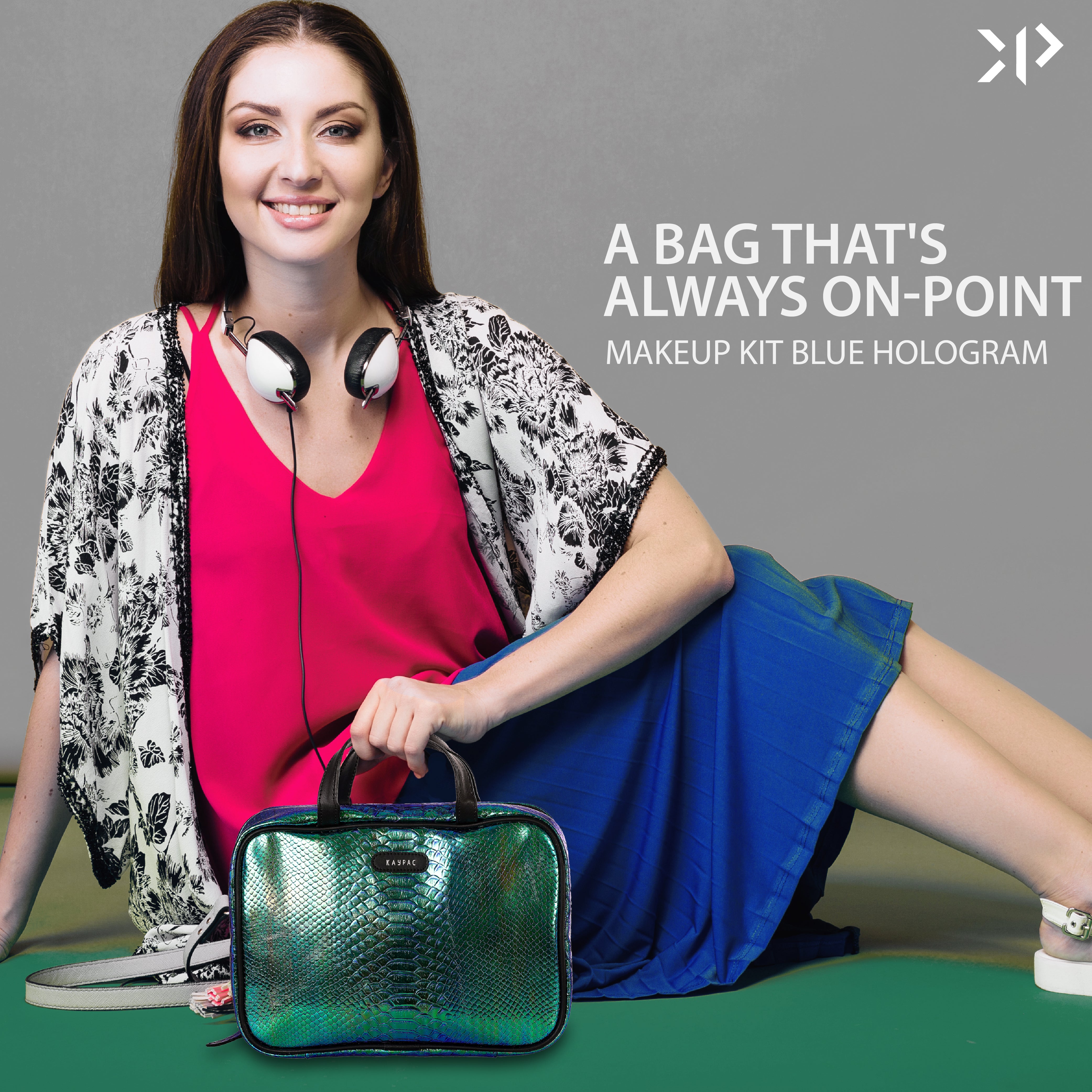 Makeup Kit Blue Hologram