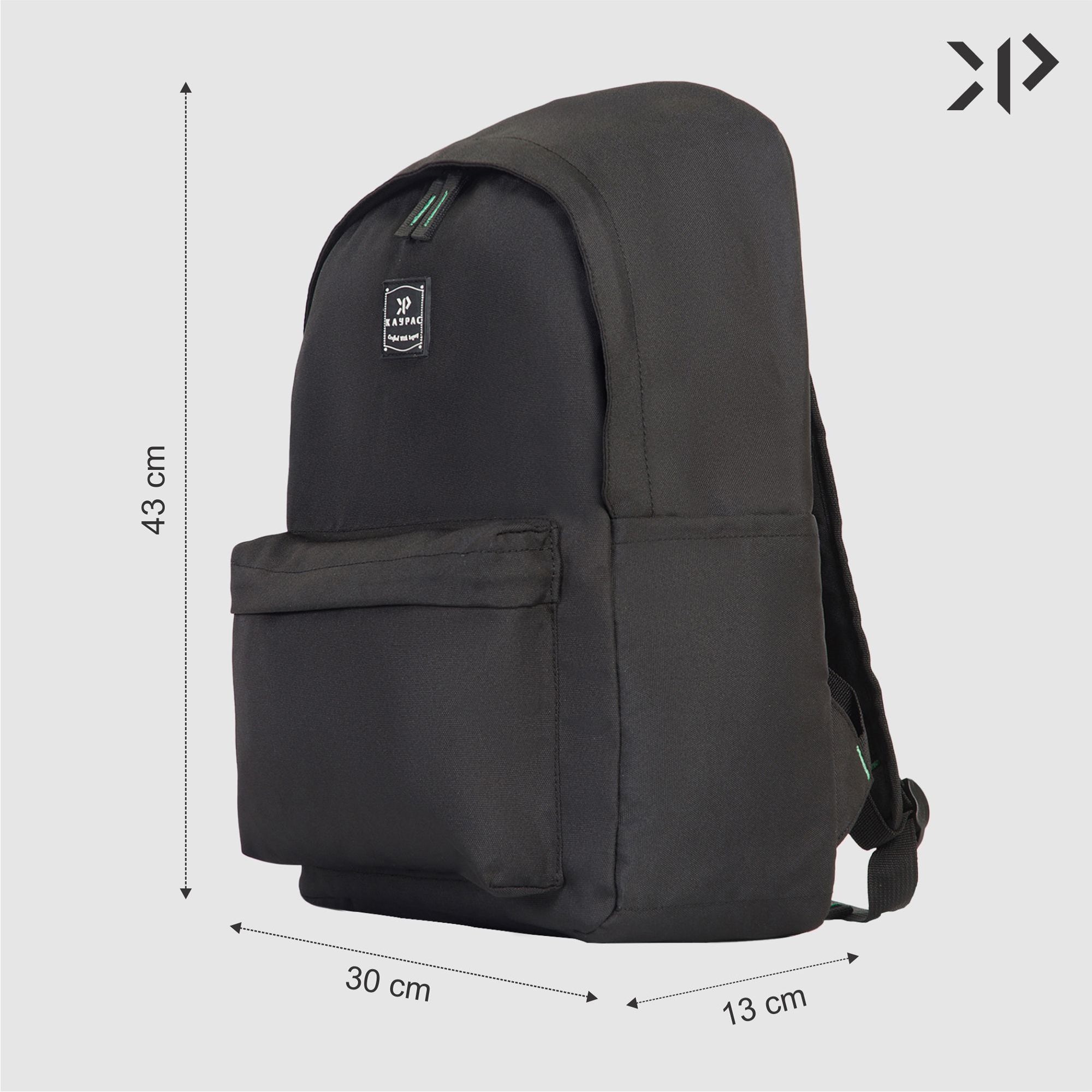 Water Resistant Backpack for Laptop (Black)