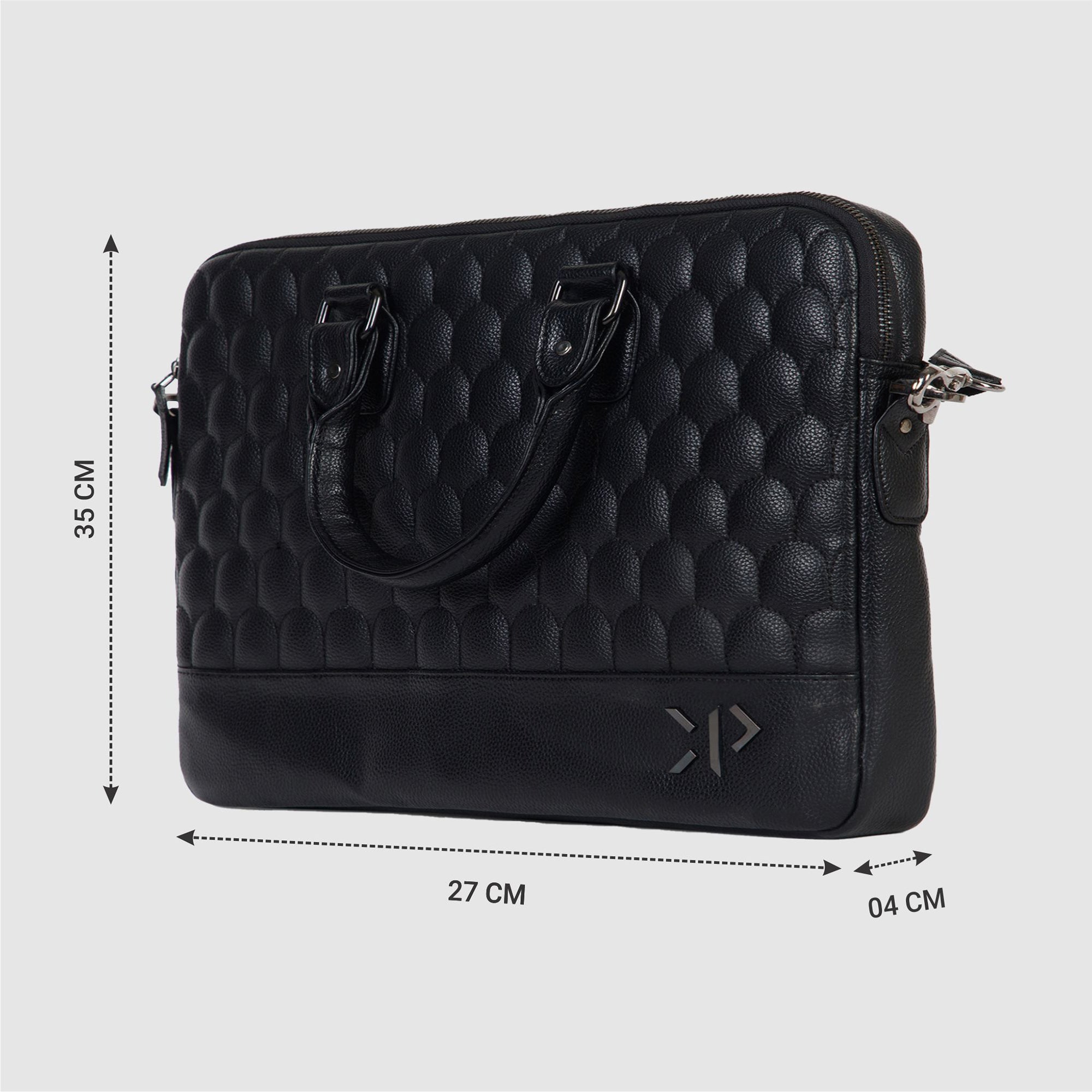 Unisex Black Laptop Bag