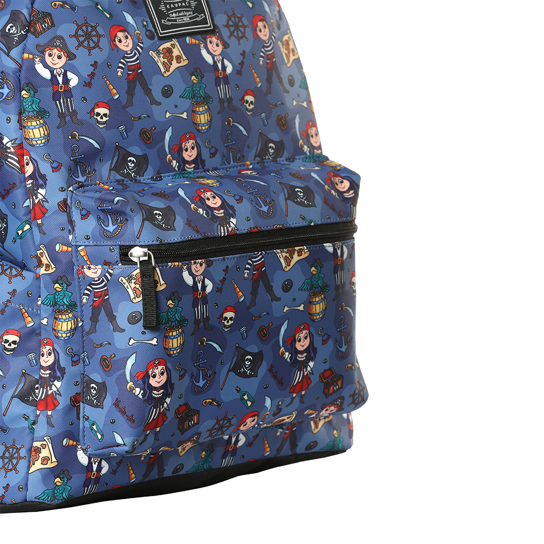 Pirate Printed Backpack with free Pouch