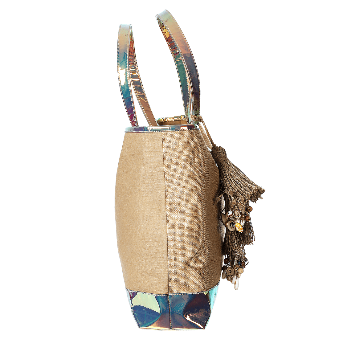 Beach Tote Bag (Hologram Orange)