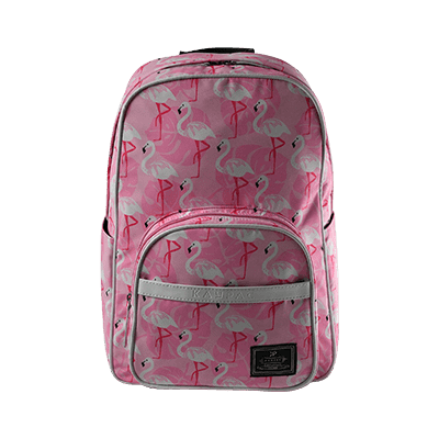 Flamingo Printed Backpack