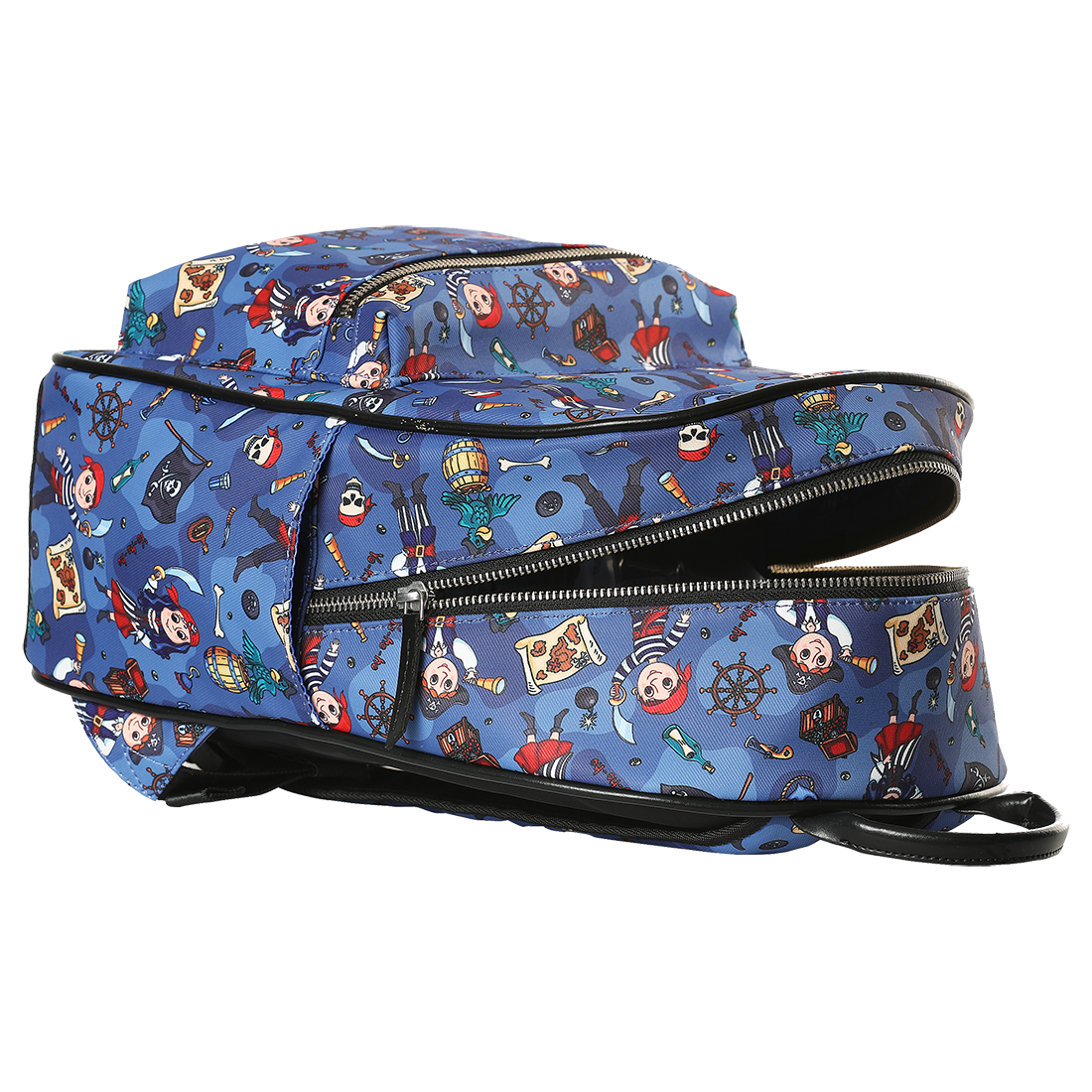 Pirate Small Metal Zipper Backpack