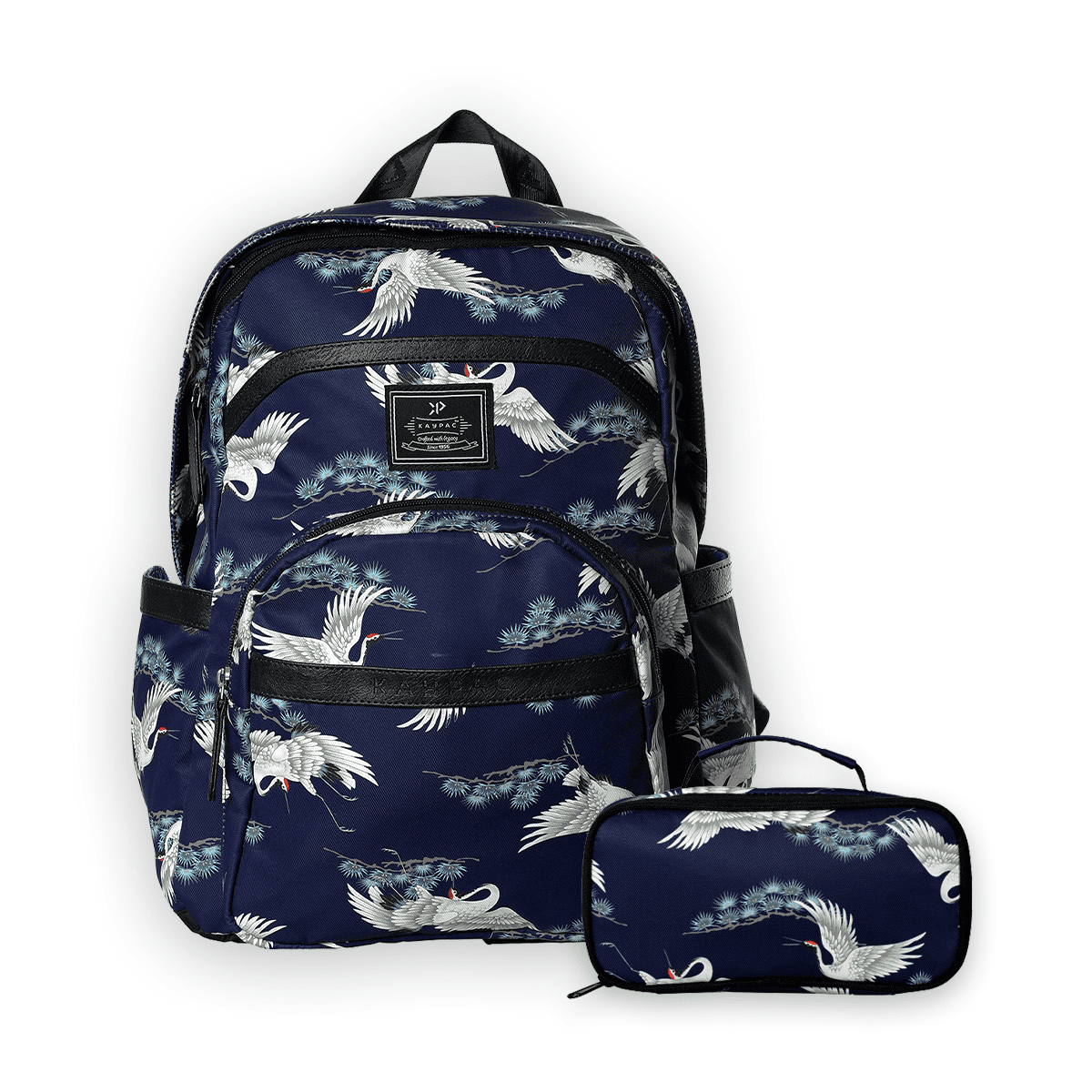 Swan Stud Backpack with free Pouch