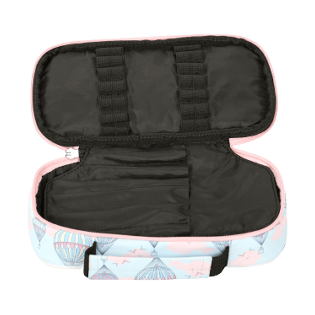 Hot Air Balloon Printed Backpack with free Pouch