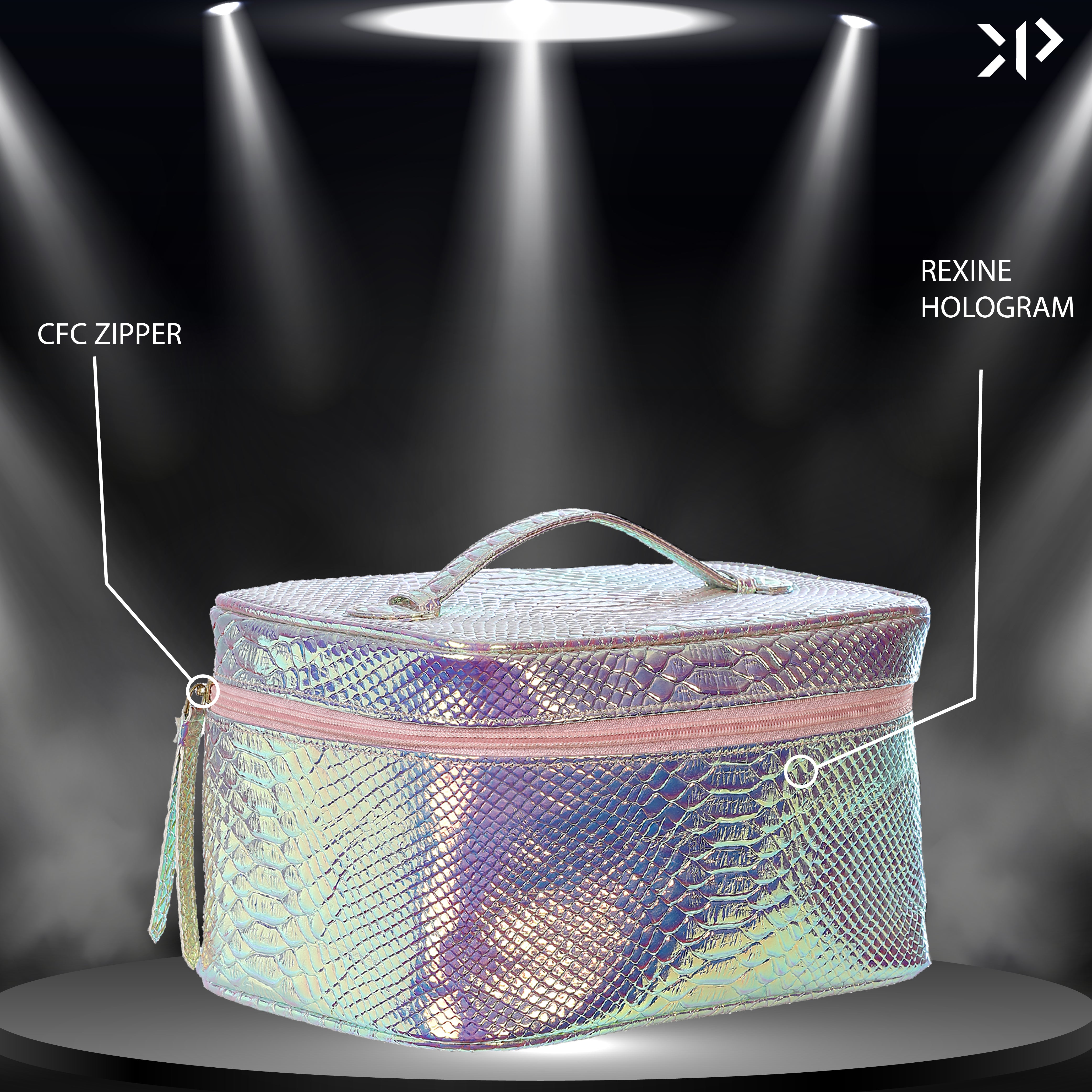 Makeup Box Pink Hologram