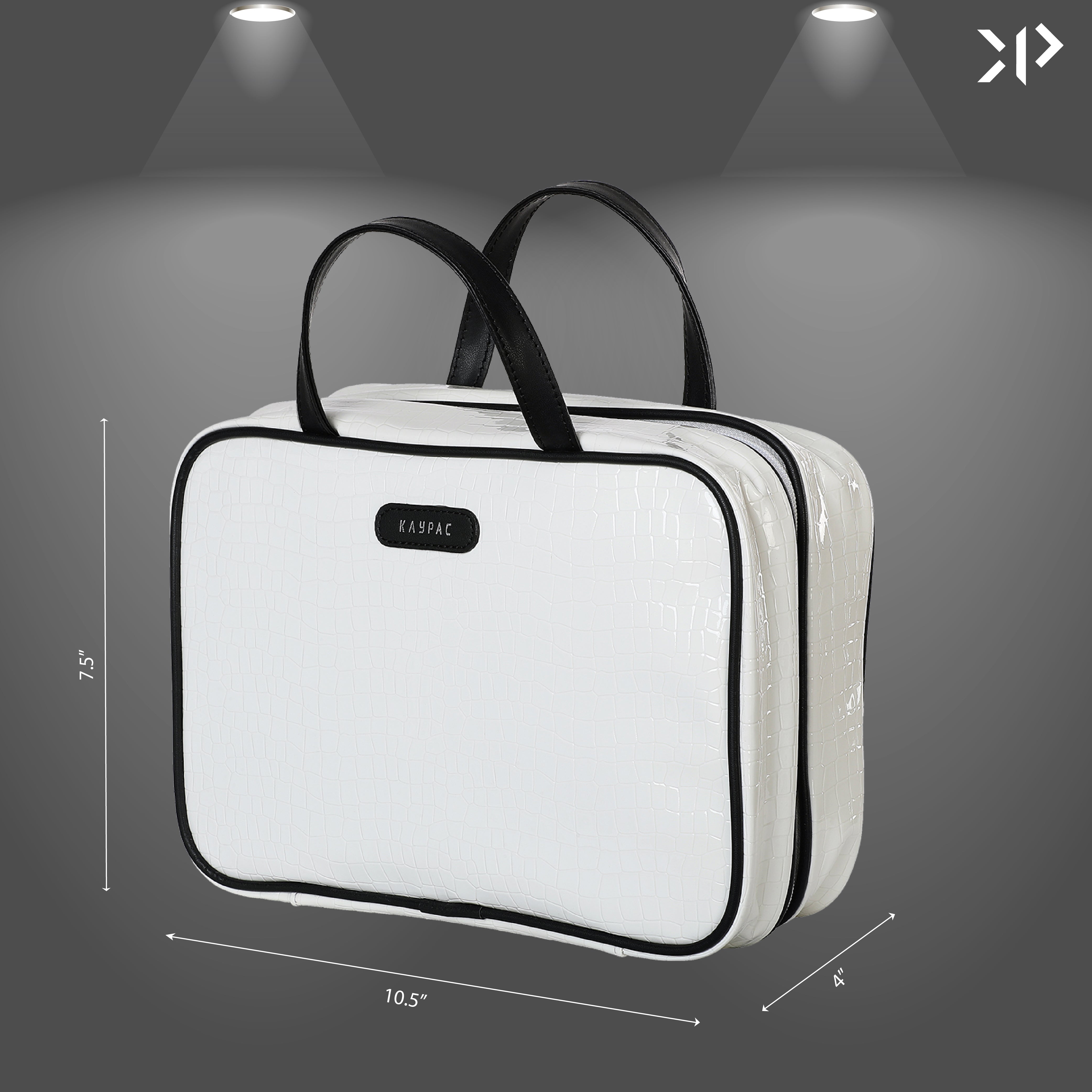 Makeup Kit White Croco