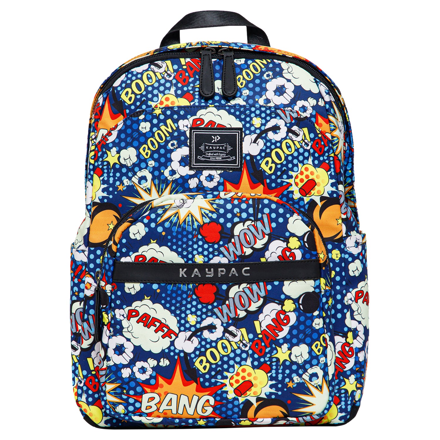 Boom Bang Printed Kids Backpack for Boys & Girls in India Online - Kaypac