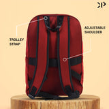 Bags for Men and Women |Water Resistant Backpacks for Laptop, books & luggage for School, Office, Travel (Red)