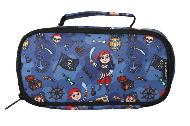 Pirate Printed Backpack with free Pouch