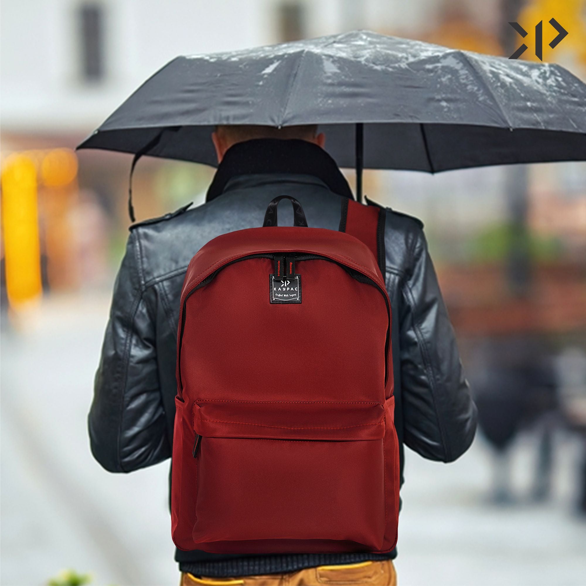 Unisex Laptop Backpack (Red)