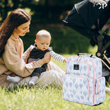 Hot Air Balloon Printed Travel Diaper Bag