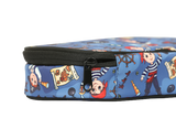 Pirate Printed Backpack with free Pouch