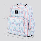 Hot Air Balloon Printed Travel Diaper Bag