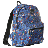 Pirate Printed Backpack with free Pouch