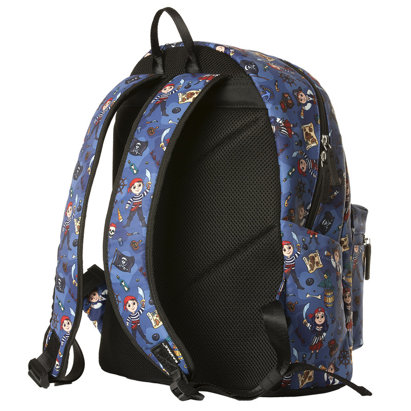 Pirate Printed Backpack with free Pouch