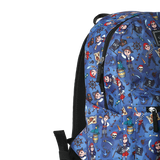 Pirate Printed Backpack with free Pouch