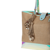 Beach Tote Bag (Sea Green)