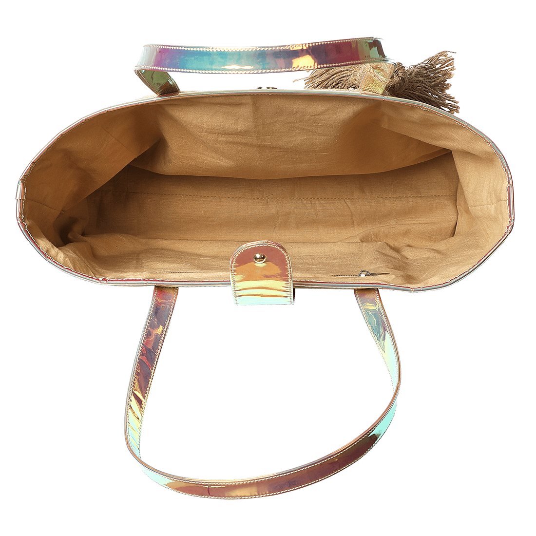 Beach Tote Bag (Hologram Orange)