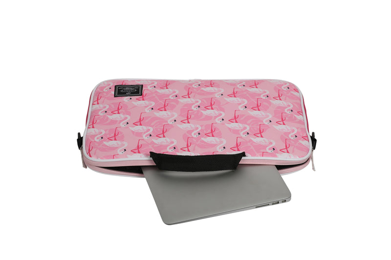 Kids Laptop Sleeve Flamingo (Large Size)