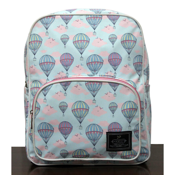 Hot Air Balloon Printed Bag Pack with free Pouch