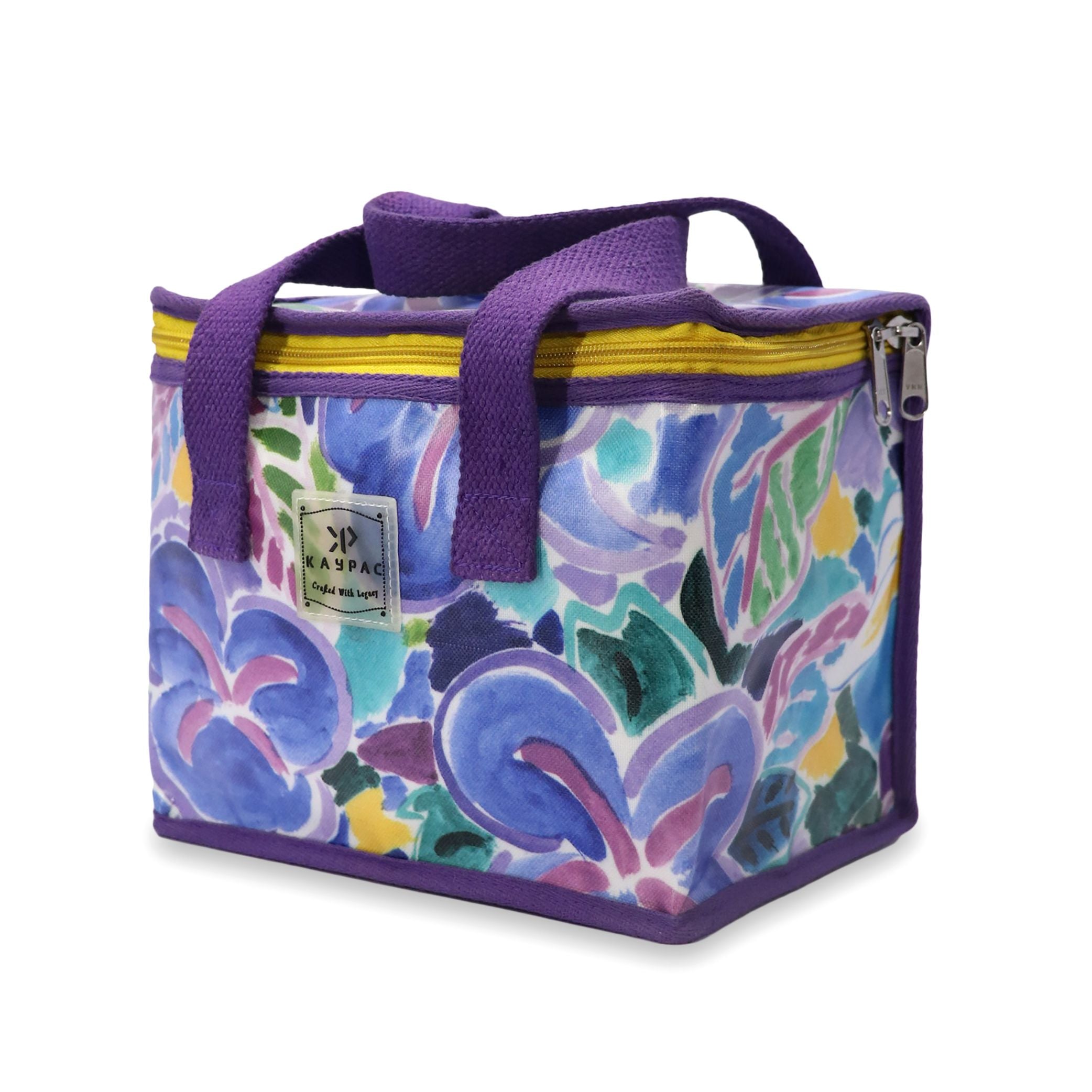 Daisy Lunch Bag Purple