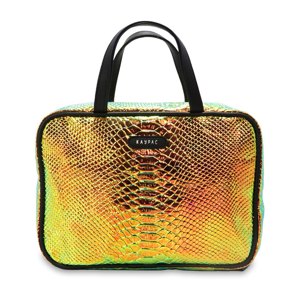 Orange Hologram Makeup Pouch