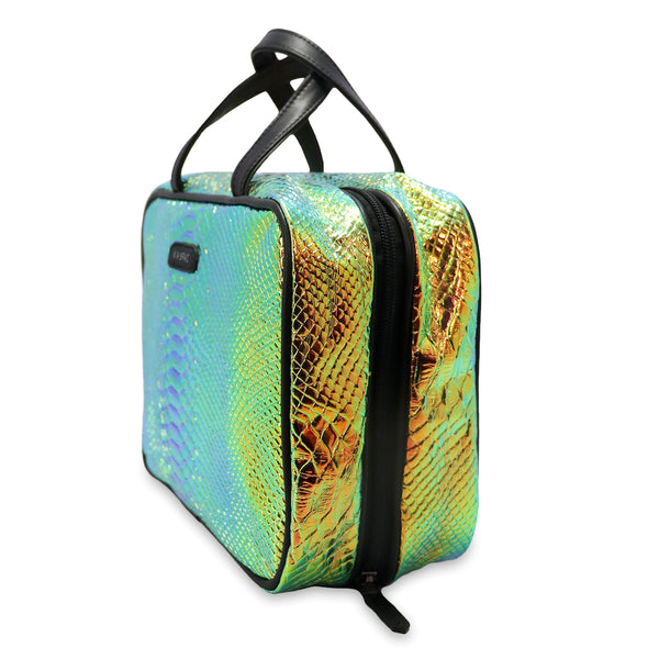 Orange Hologram Makeup Pouch