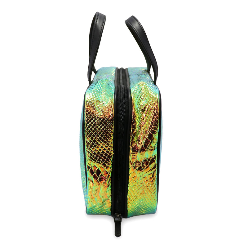 Orange Hologram Makeup Pouch