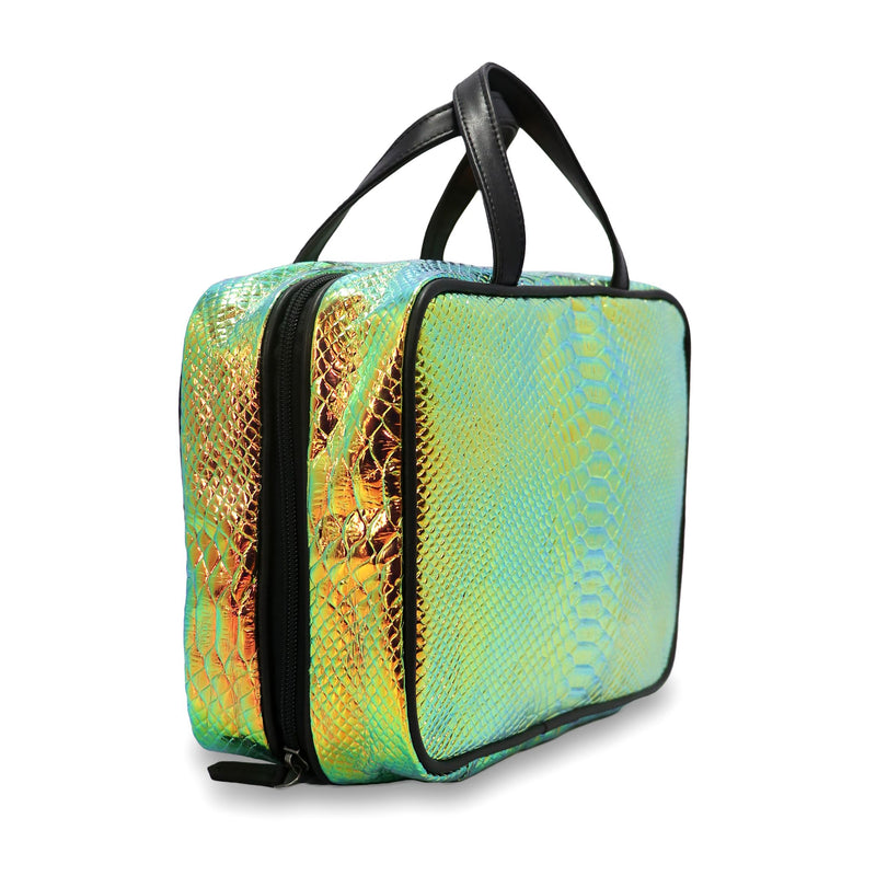 Orange Hologram Makeup Pouch