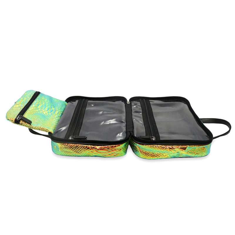 Orange Hologram Makeup Pouch