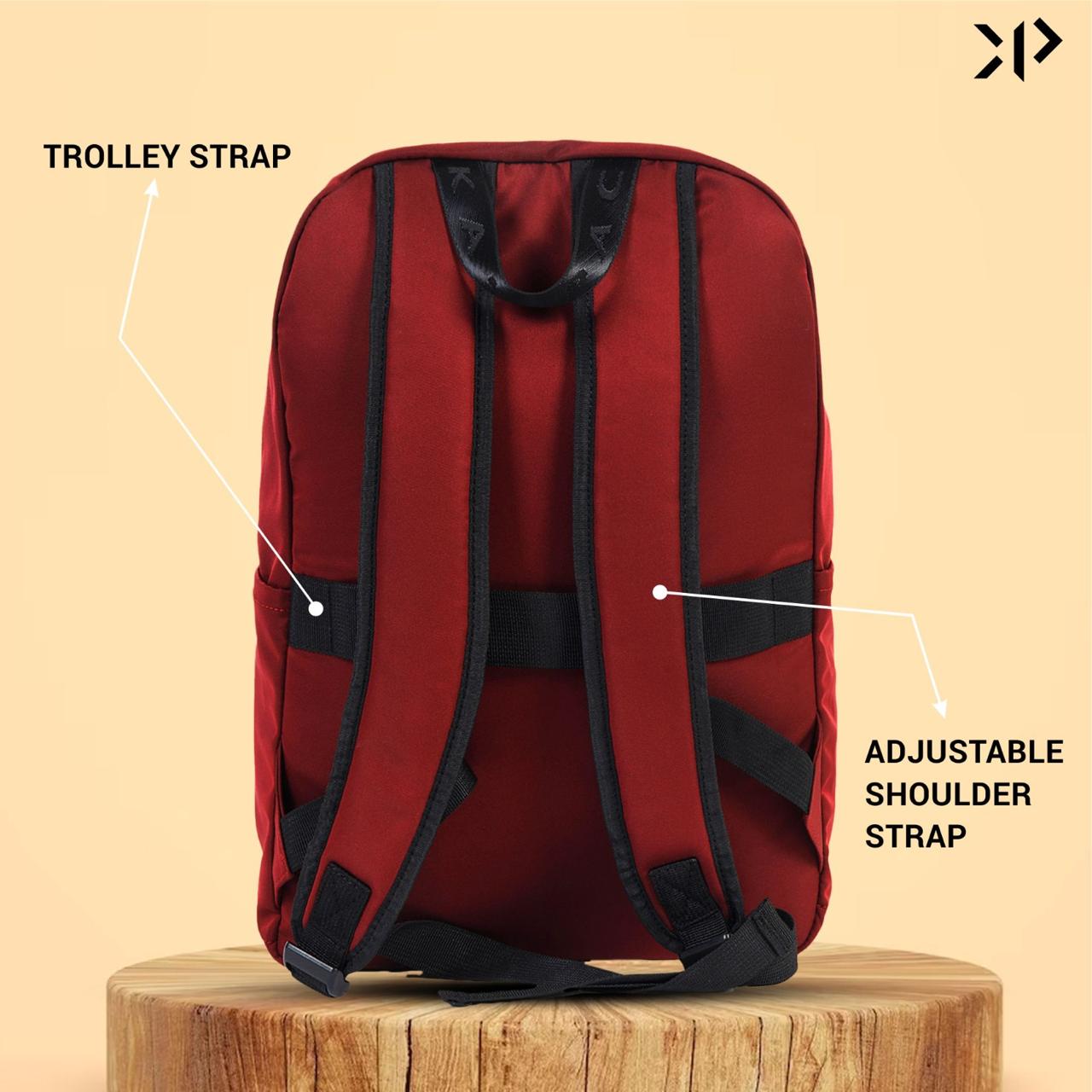 Unisex Laptop Backpack (Red)