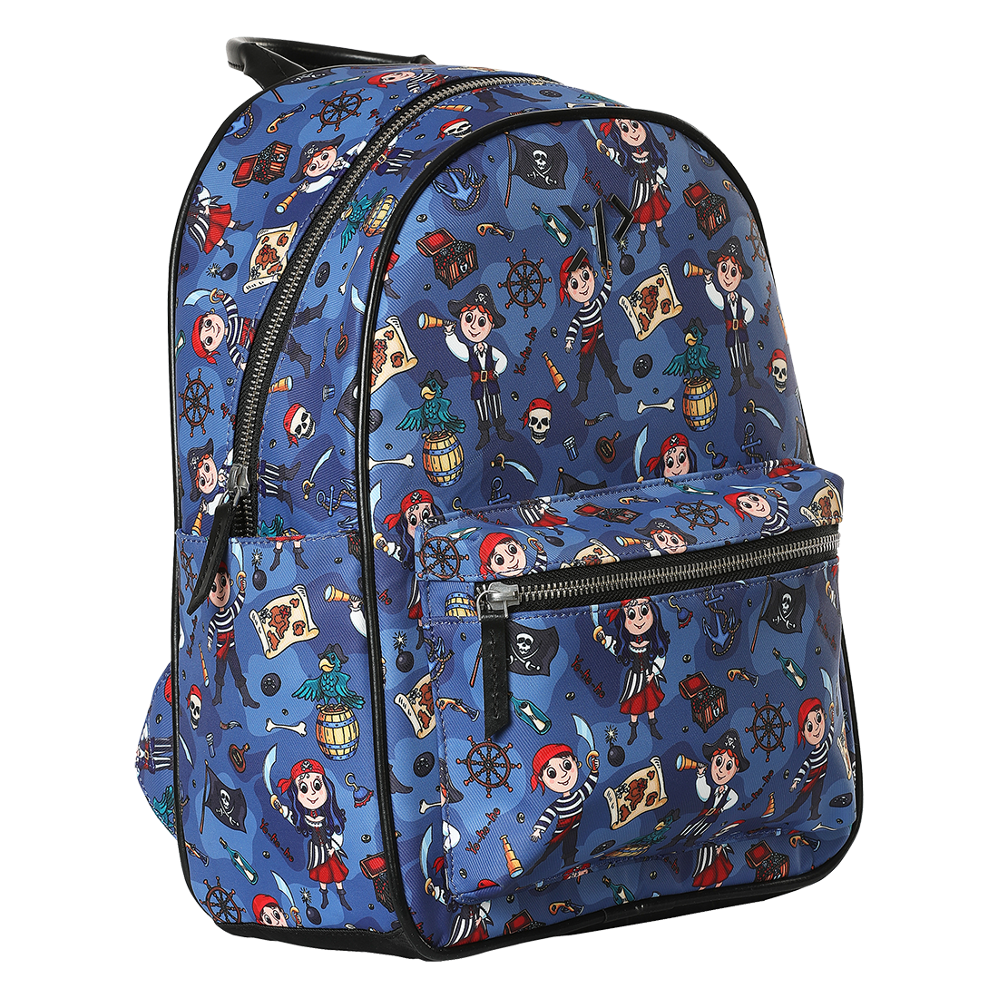 Pirate Small Metal Zipper Backpack