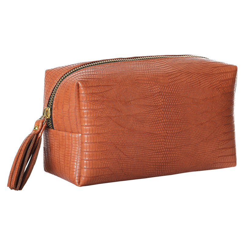 Pu Leather Pouch Brown