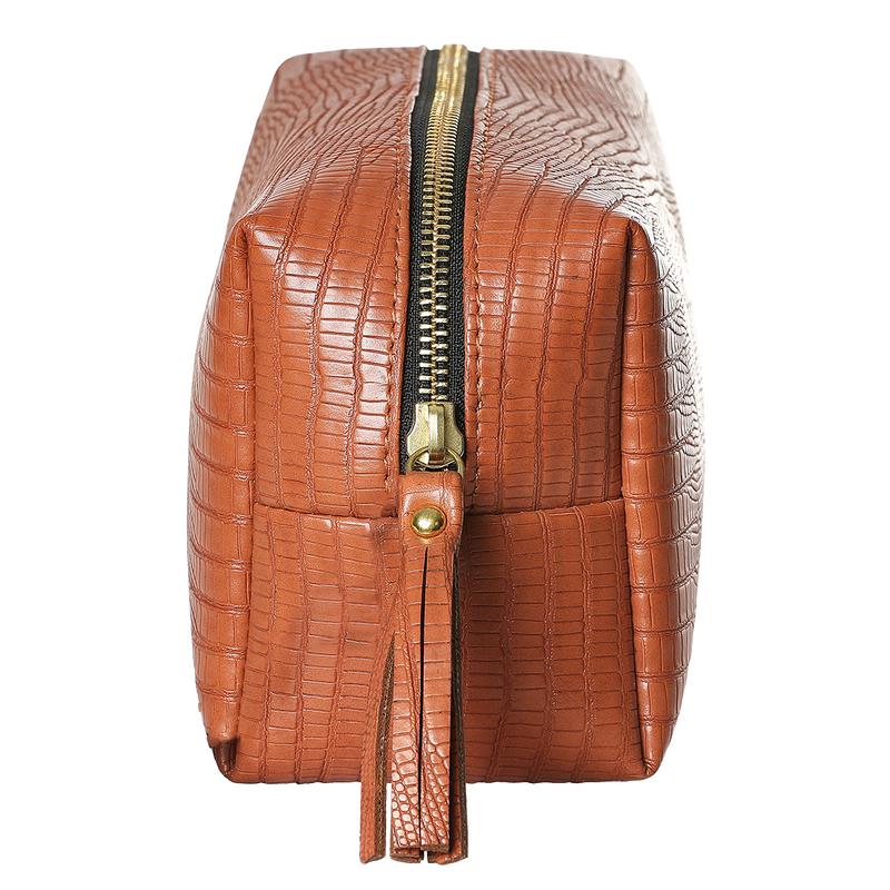 Pu Leather Pouch Brown