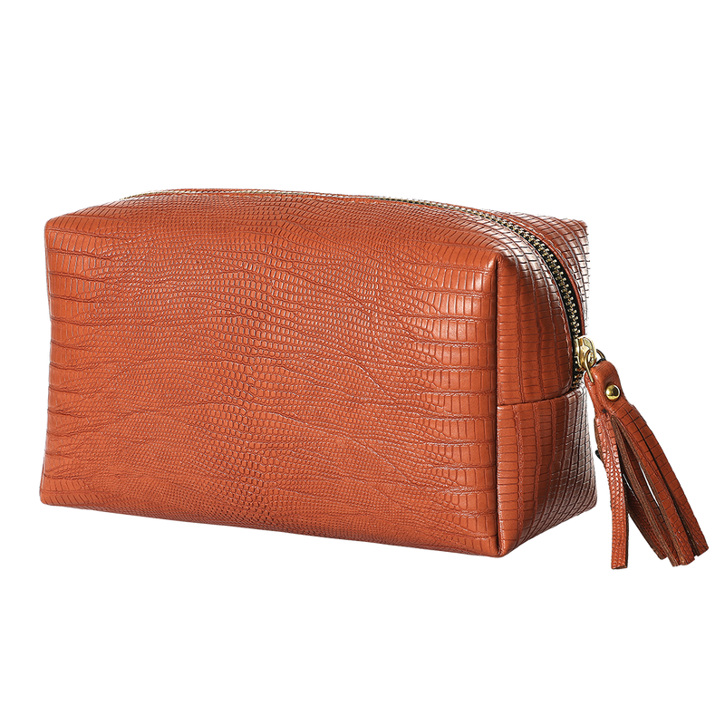 Pu Leather Pouch Brown