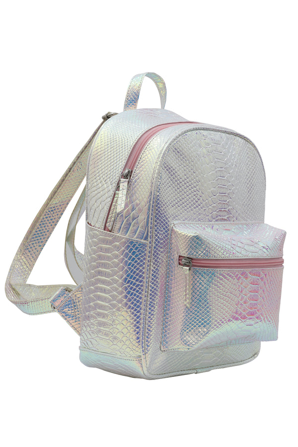 Small Backpack Pink Hologram