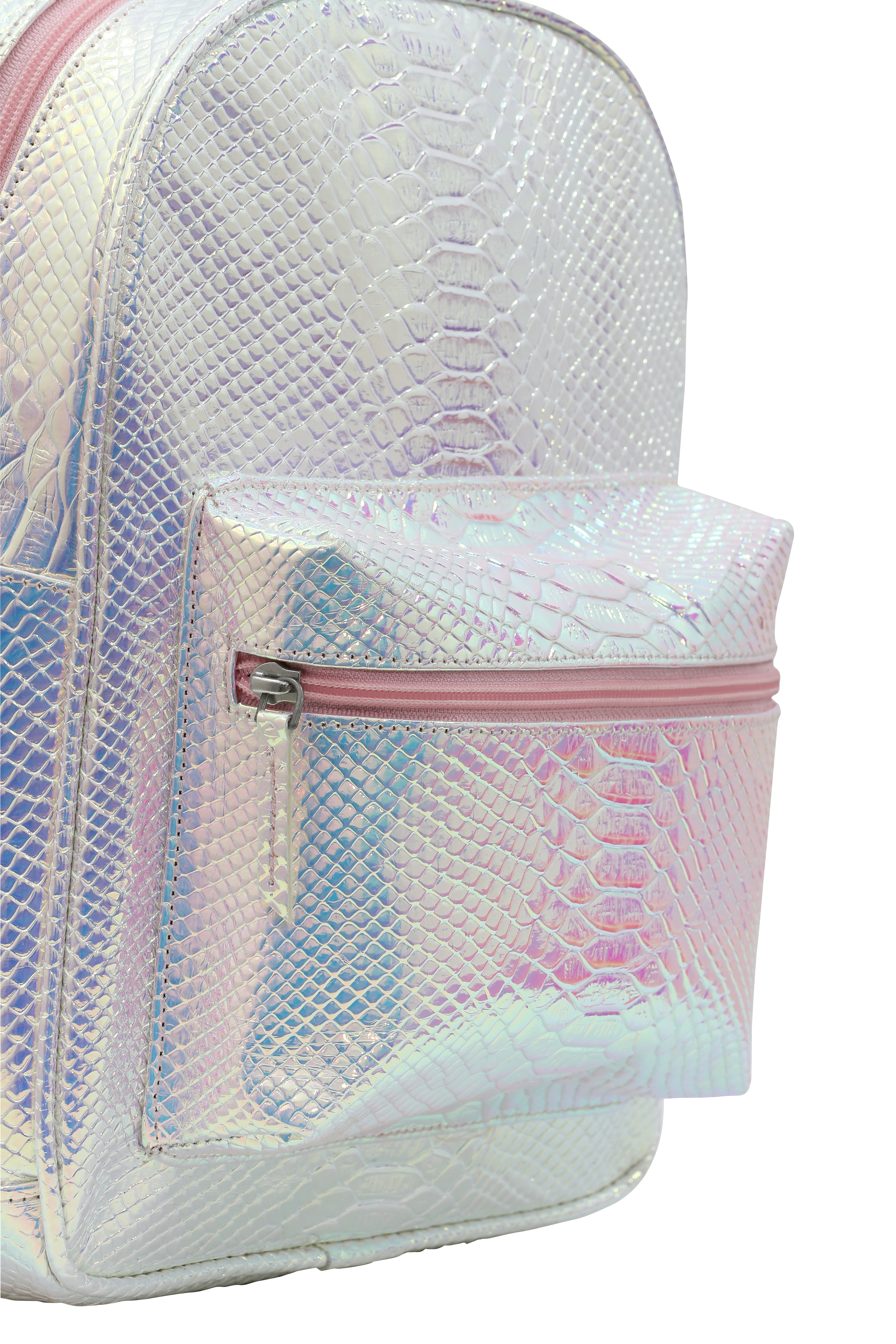 Small Backpack Pink Hologram