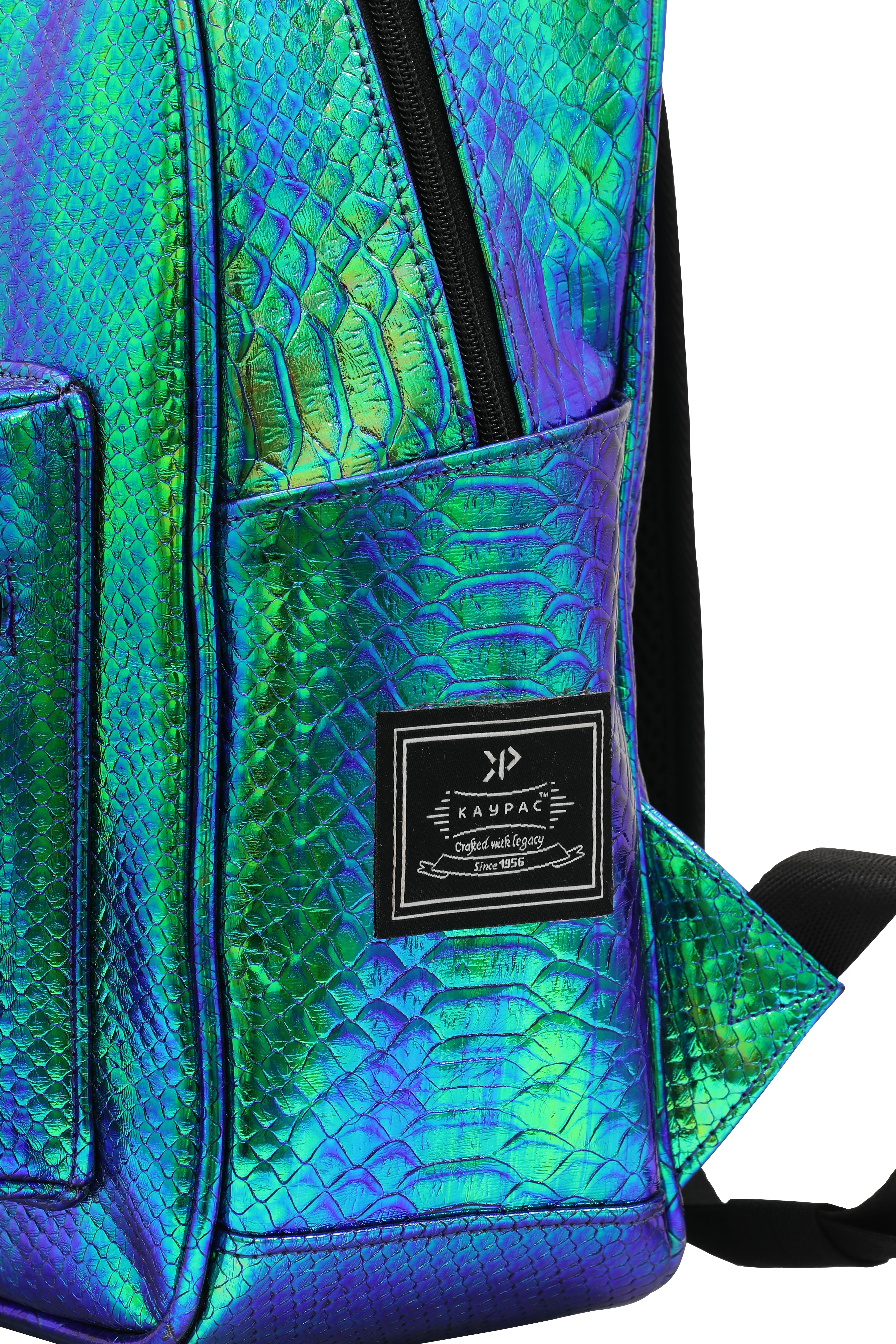 Small Backpack Blue Hologram