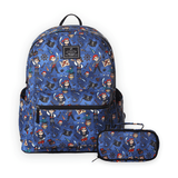 Pirate Printed Backpack with free Pouch